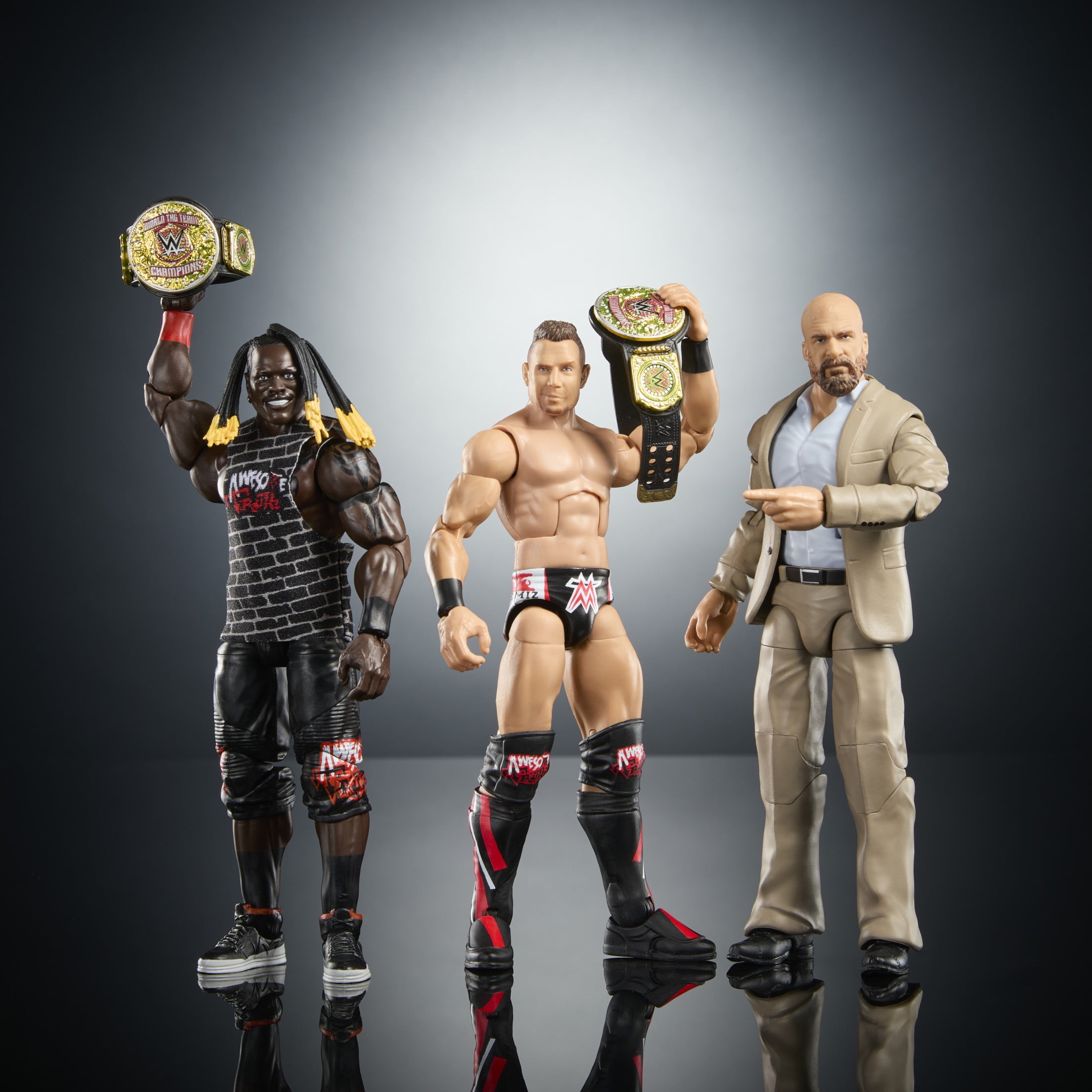 WWE Elite Collection Awesome Truth Action Figure 3-Pack with
