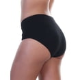 thumbnail image 4 of Angelina Classic Cotton Mid-Rise Brief Panties with Lace Waist Accent (12-Pack), 4 of 5