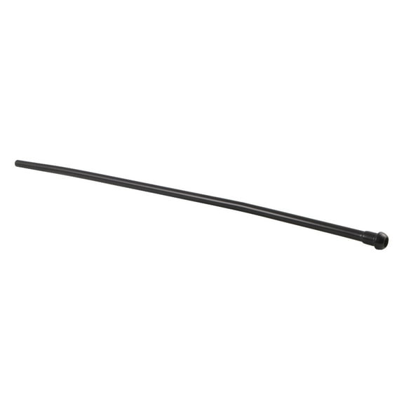 Kingston Brass CB38200MB Complement 20 in. Bullnose Bathroom Standard Mount Supply Line, Matte Black