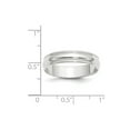 thumbnail image 3 of 10K White Gold Ring Band Wedding Milgrain Standard Half Round, 3 of 3