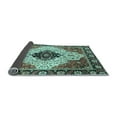 thumbnail image 2 of Ahgly Company Indoor Square Abstract Light Blue Modern Area Rugs, 5' Square, 2 of 4