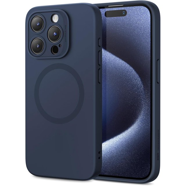 for iPhone 16 Pro Max Case, Compatible with MagSafe, Shockproof Military-Grade Protection, Magnetic Phone Case for iPhone 16 Pro Max, Classic Hybrid Case (HaloLock), Clear
