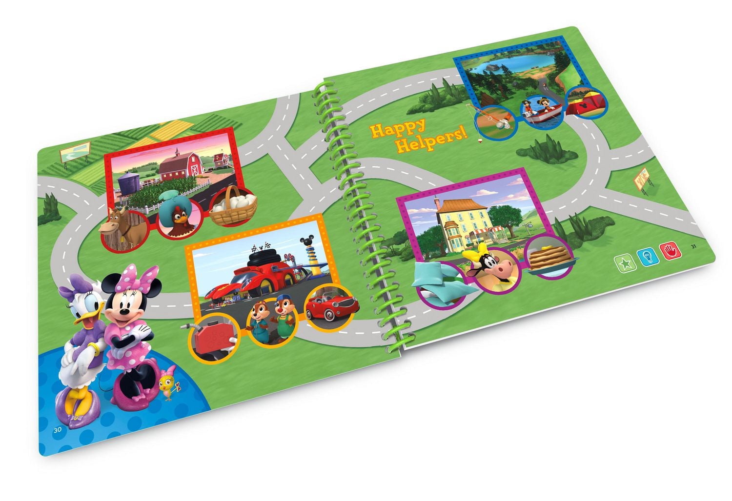 LeapFrog LeapStart 3D Mickey And The Roadster Racers Pit Crews to The Rescue - English Version