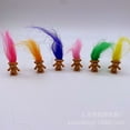 thumbnail image 3 of YOPTOP 10PCS Mini Troll Dolls, PVC Vintage Trolls Lucky Doll Mini Action Figures 1.2" Cake Toppers Chromatic Adorable Cute Little Guys Collection, School Project, Arts Crafts, Party Favors, 3 of 5