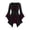 RD2, variant on HNMKIU Halloween Clothes Gothic Elegant Women's Dress Lace Ruffled Neckline Flared Sleeves Historical Themed Outfit RD2,XL