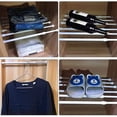 thumbnail image 4 of Set of 6 Extendable Rods Without Drilling Curtain Rods for Wardrobe Bathroom Kitchen (White, 40-70cm), 4 of 5