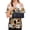 Khaki, variant on Shoulder Surgery Recovery Shirts Women Post Surgery Shirt Left and Right Side Snap Access Recovery T Shirt for Women