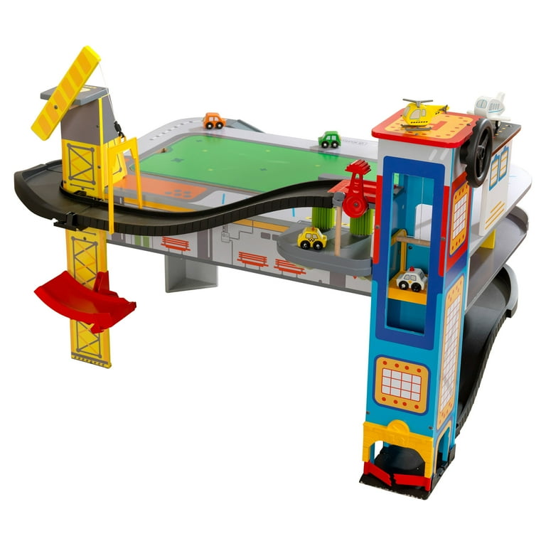 KidKraft Freeway Frenzy Raceway Set and Table with EZ Kraft