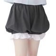 thumbnail image 1 of Bragas con volantes para mujer, bombachos, pantalones cortos de calabaza Kawaii, bragas con volantes, ropa de dormir JK Lolita, pantalón de protección, ropa de descanso, 1 of 5