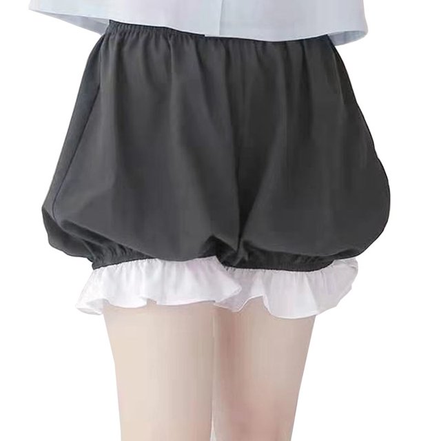 Bragas con volantes para mujer, bombachos, pantalones cortos de calabaza Kawaii, bragas con volantes, ropa de dormir JK Lolita, pantalón de protección, ropa de descanso