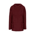 thumbnail image 7 of yillto Womens Sherpa Fleece Hoodies Tops Pullover Loose Sweatshirt Warm Fall Winter for Loungewear, 7 of 7