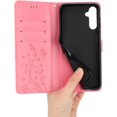thumbnail image 5 of Compatible with Samsung Galaxy A14 5G Case Glitter with Card Holder Flip Wallet Phone Case for Women Crystal Butterfly Shockproof Protective Case for Samsung Galaxy A14 5G,Pink GY, 5 of 11