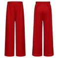 thumbnail image 2 of Aislor Girls Boys Christian Liturgical Praise Dance Pants Celebration of Spirit Wide Leg Trousers Dancewear Red 6, 2 of 7