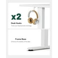thumbnail image 5 of FEZIBO Electric Standing Desk, Height Adjustable Stand up Desk, 40 x 24 Inches Sit Stand Home Office Desk, Computer Desk, White, 5 of 11