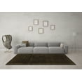 thumbnail image 3 of Ahgly Company Indoor Square Abstract Brown Modern Area Rugs, 7' Square, 3 of 4