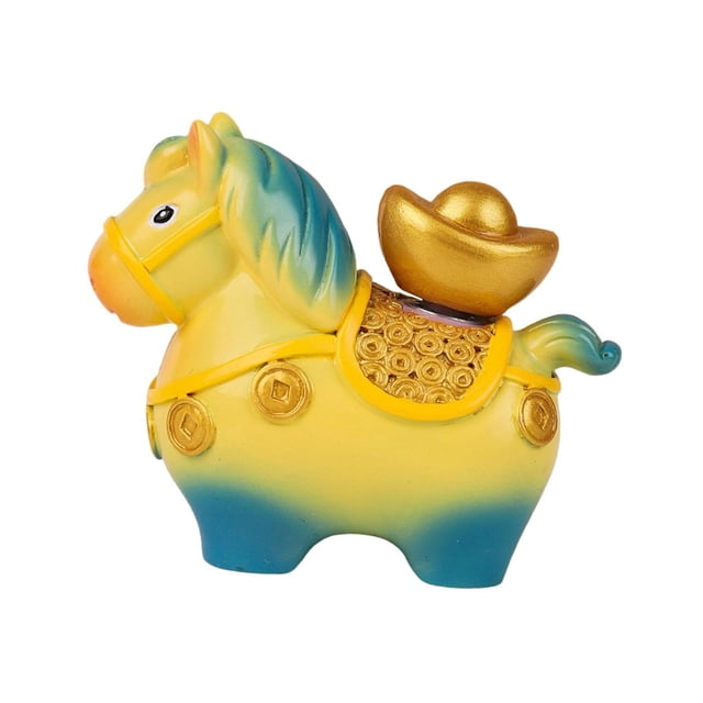 Adornos de caballo para Año Nuevo 2026, adornos para coche, estatua de caballo, escultura, lindo zodíaco estilo A