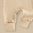 thumbnail image 5 of mgoYE Infant Baby Girl Fall Outfit Sweatshirt Romper Daddy's Girl Long Sleeve Jumpsuit Newborn Clothes(Beige,0-3 Months), 5 of 7