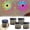 Colorful, variant on Solar Mandala Wall Light Outdoor, Decorative Garden Fence Projector Lamp, Solar Patio Ambient Light for Backyard, Yard & Garden Decor (2, Warm)