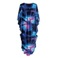 thumbnail image 7 of XYZCANDO Kaftan Dresses for Women Plus Size Batwing Sleeve Caftans Long Bathing Suit Cover Up Maxi Beach Dress Plus Size Swimsuit Coverup Loungewear Blue Tie Dye Resort Wear, 7 of 7