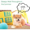 thumbnail image 5 of Cooling Mat Pad for Dogs Cats Ice Silk Mat Cooling Blanket Cushion for Kennel/Sofa/Bed/Floor/Car Seats Cooling (Dog Cooling mat-Blue), 5 of 5