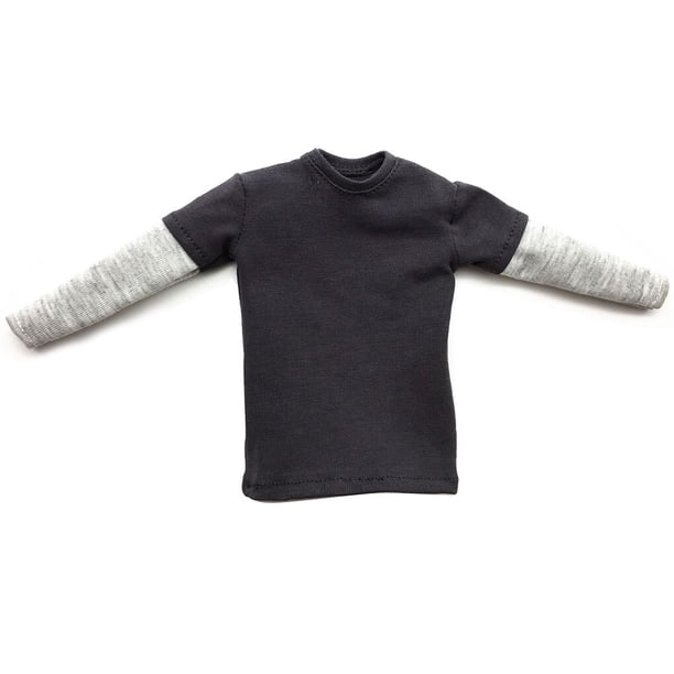 Tholdsy Camiseta de manga larga, ropa de empalme antideslizante de diseño único ligero de alto rango para elemento móvil 15,74 para hombres Muñecas y casas de muñecas Gris Tholdsy FN001406-03
