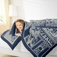 thumbnail image 4 of jejeloiu Rugby Ball Gamer Twin Comforter Sets,Teens Football Games Bedding Set For Ball Lovers Reversible 2-Piece, 4 of 8