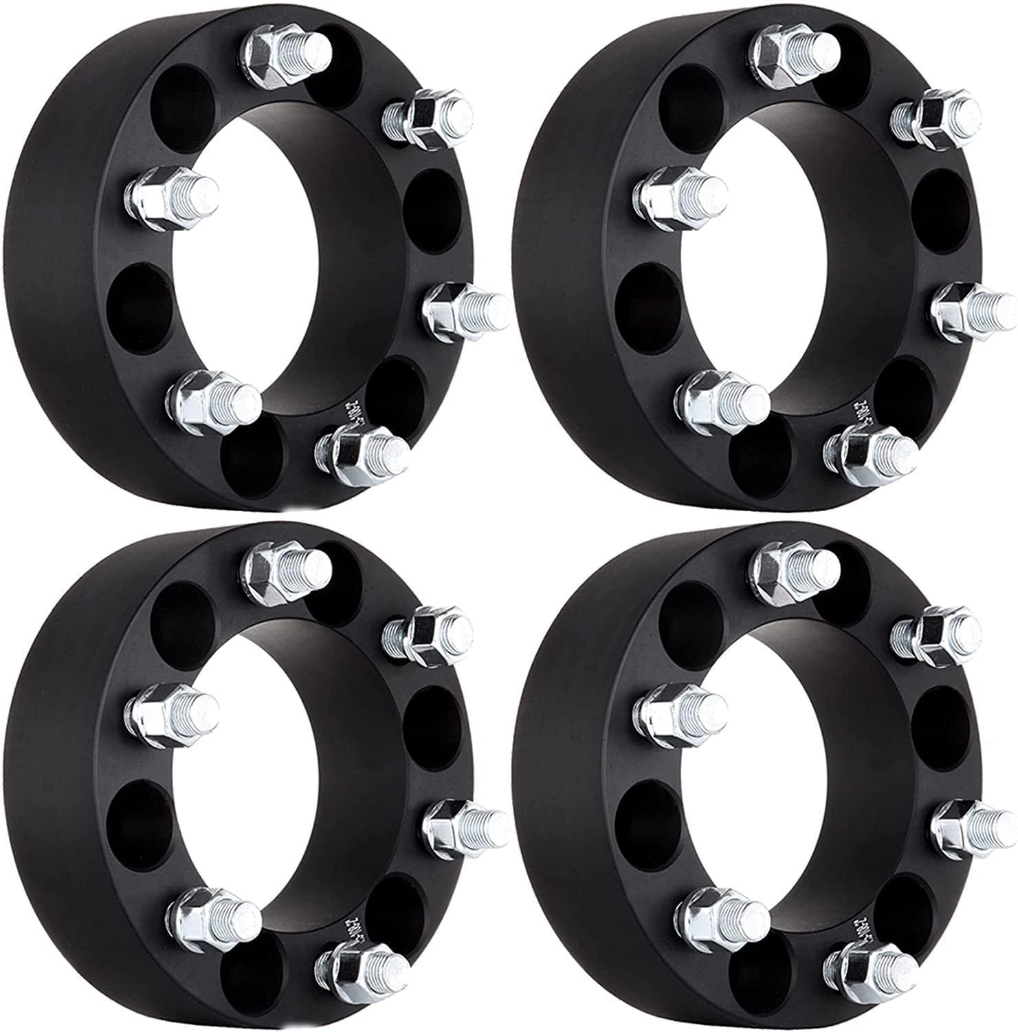 SCITOO 6 Lug Hubcentric Wheel Spacer 2 6x5.5 6x139.7mm 6 Lug Wheel SPACERS ADAPTERS Fit for 2003-2014 GMC Savana Yukon Sierra 1500 Chevy Express 1500 Suburban Tahoe 