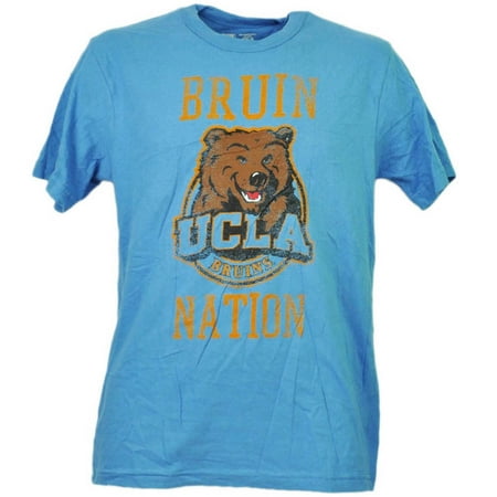 Ucla Bruins Tailgate - NCAA UCLA California Bruins Distressed Tshirt Tee Blue Mens Short Sleeve XLarge