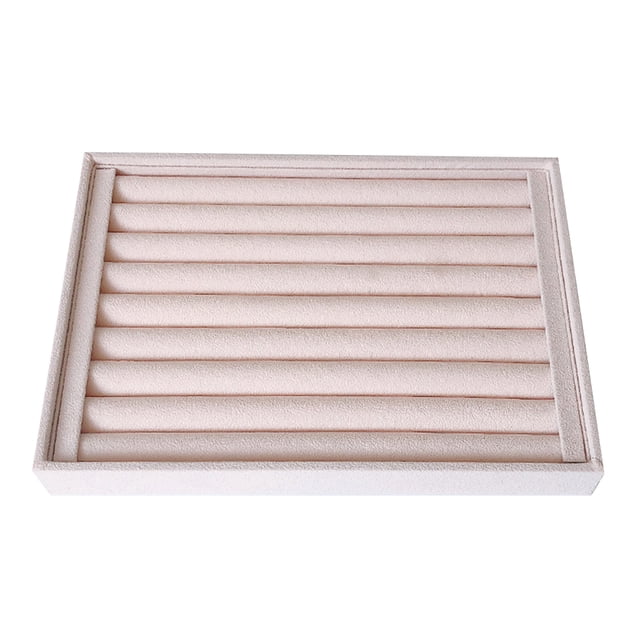 Cajón para joyas Apilable Multifuncional Sunnimix Bandeja de joyería de terciopelo