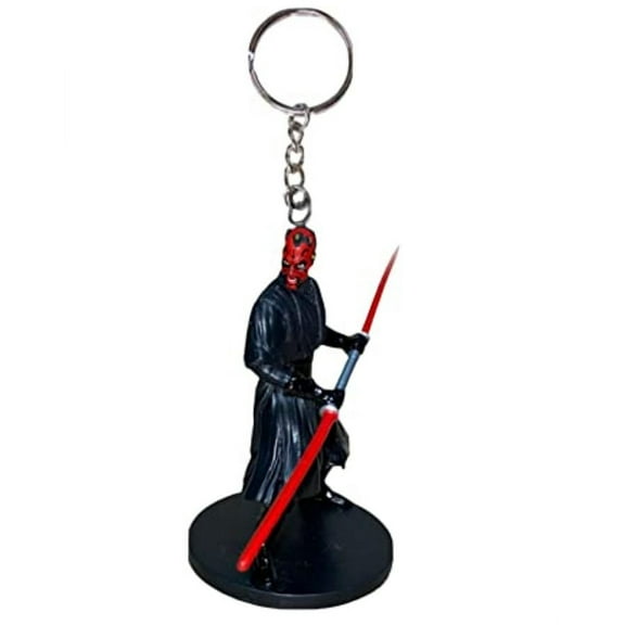 Darth Maul 3” Key Ring Keychain PVC Figure Figurine Charm