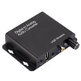 thumbnail image 3 of Convertidor de audio Irfora BT5.0 Convertidor de audio digital a analógico Digital óptico coaxial BT U Entrada de disco a analógico L / R Adaptador de salida AUX de 3,5 mm para HDTV Consola de juegos Irfora Convertidor de audio, 3 of 7