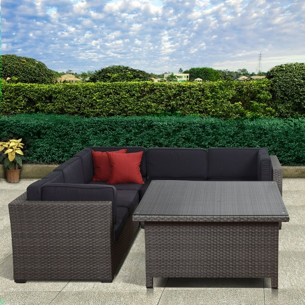 Atlantic Bellagio Wicker 7 Piece Patio Conversation Set Com - Atlantic Bellagio Patio Furniture Atlantic Bellagio Wicker 7 Piece Patio Conversation Set Com - Atlantic Bellagio Patio Furniture