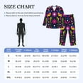 thumbnail image 6 of Kll Colorful Mexican Sleepwear Mens Flannel Pajamas,Long Cotton Pj Set, 6 of 9