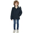 thumbnail image 6 of WenVen Little Boy's Winter Parka Coat Warm Padded Puffer Coat Hooded Fleece Jacket Blue 6/7, 6 of 11