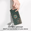 thumbnail image 4 of for Samsung Galaxy A53 5G Case with 360 Ring Kickstand A53 5G Case Luxury Plating Gold Bumper Shockproof Protective Phone Cover for Women Girls-Green, 4 of 12