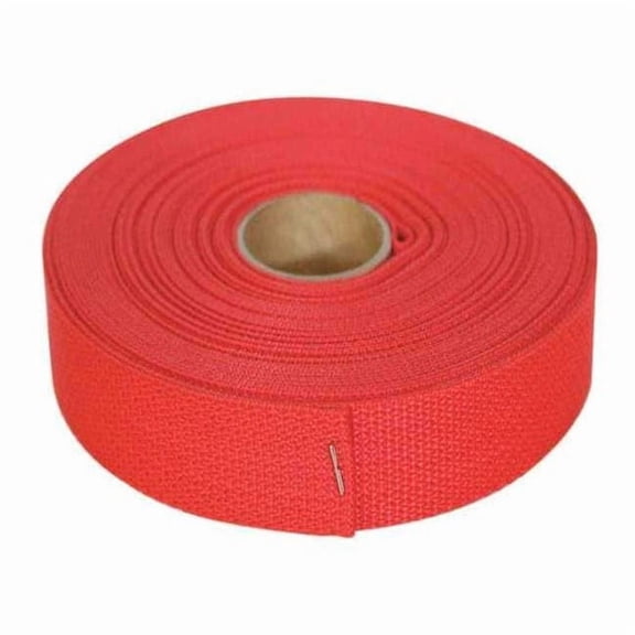 Bulk-Strap Webbing,Polypropylene,1" W,Red P01051R