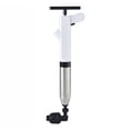 thumbnail image 2 of XaTanion Toilet Plunger High Pressure Air Drain Clog Remover Plungers for Bathroom with Real Time Barometer Unclogger Kitchen Shower Pipe,White,29.2*4.7 inch, 2 of 9