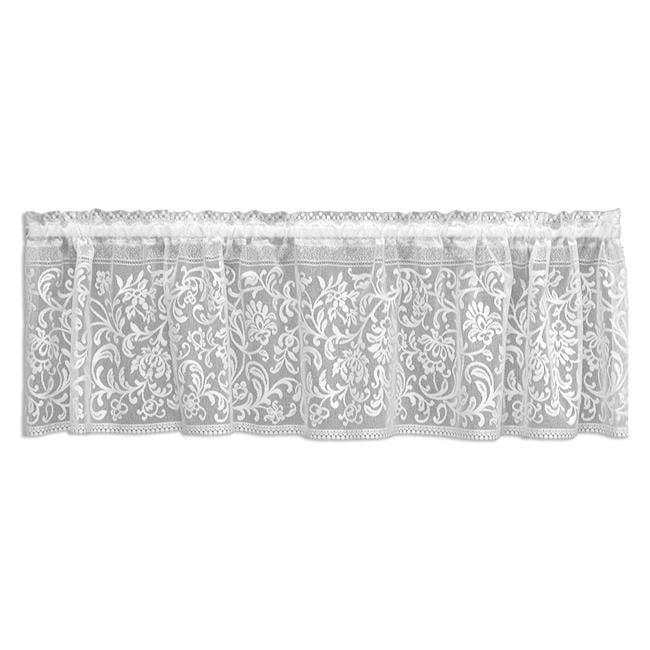 Heritage Lace 6285W-7216 Eloquence 72 x 16 in. Valance - White ...