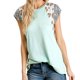 thumbnail image 2 of Tops de cuello redondo con estampado de leopardo estampado a juego de colores de verano para mujer OAVQHLG3B Store  lin121212, 2 of 5