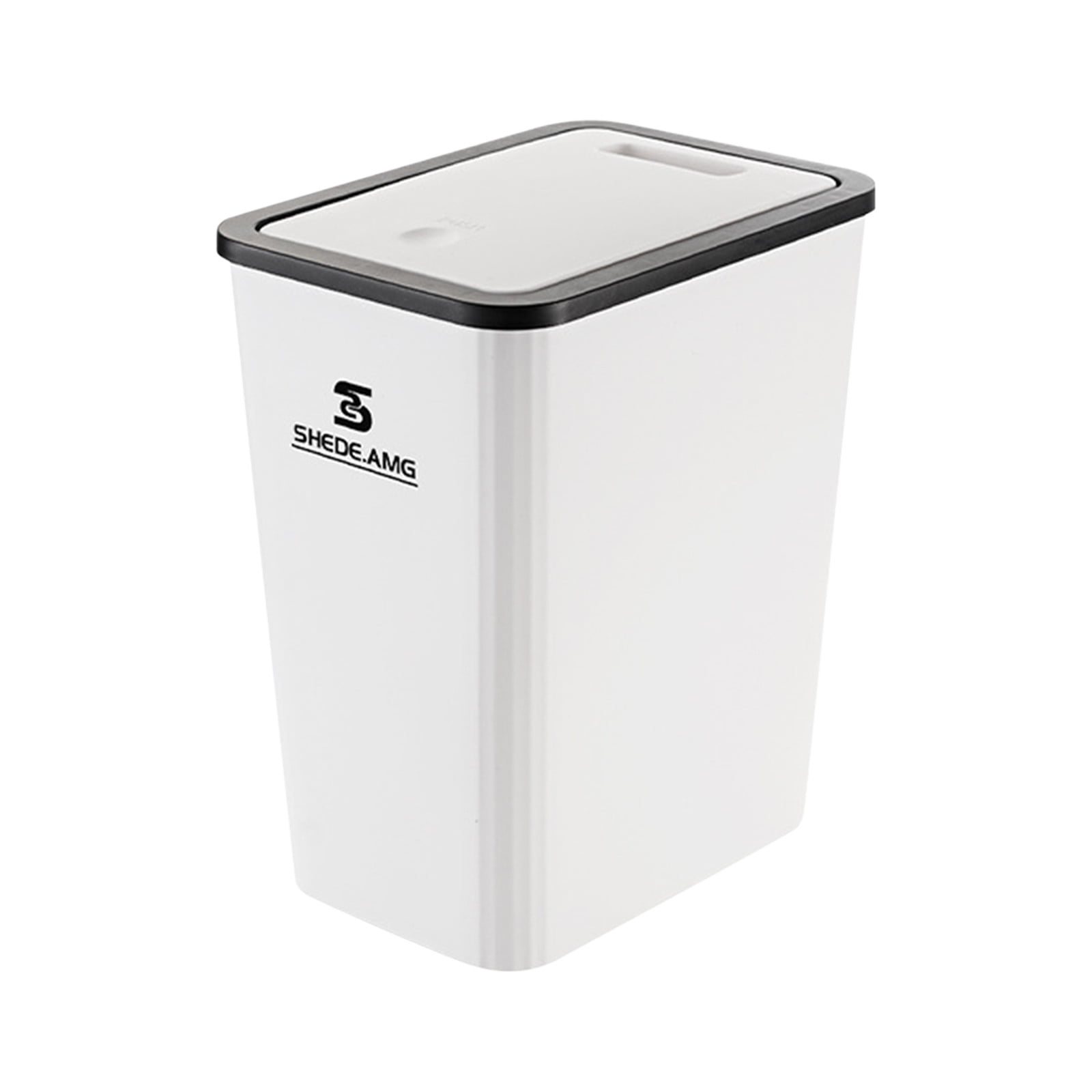 Trash Can Bedroom Trash Can For Bathroom Trash Can With Lid Garbage Can With Press Lid Plastic Wastebasket With Popup Lid For Toilet Office Bedroom Trashcan
