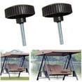 thumbnail image 5 of 1 Pair Canopy Fixing Screws Bolt Black Plastic Screws for Garden Swing Chairs A, 5 of 5