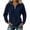 Navy, variant on Otntypg Womens Half Zip Oversized Sweatshirts Lightweight Cozy Hoodless Top 2026 Trendy Long Sleeve Pullover Tops Y2k Fall Outfits with Pockets
