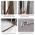 thumbnail image 3 of DIY Magnetic Window Screen Max 75"x51"((190x130cm) Fits Any Size Smaller Adjustable Easy Installation&iuml;&frac14;? White Frame fire-Retar, 3 of 6