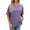 Purple, variant on Fesfesfes Womens Short Sleeve Workout Tops Womens Fashion Print Tops Short Sleeve Out Blouse Funny Round Neck T-Shirt Tops Womens T Shirt L(US:8)