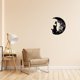 thumbnail image 5 of Moyic Decoración de pared de Metal negro, ingredientes seguros, artesanía exquisita, adorno colgante en la pared de estilo natural, no Decoración del hogar, 5 of 6