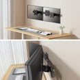 thumbnail image 4 of Soporte de Monitor WALI Negro Doble para 2 Pantallas hasta 27 Pulgadas, 4 of 9