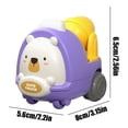 thumbnail image 3 of Toys Vehicle Playsets, Truck Toys for Toddlers 1-3, Boy Birthday Gift, Animal Toys for Toddlers 1-3, Soft Durable Cute Truck, Friction Powered Hobby Play Car for 3 Year Old Boys, 3 of 6