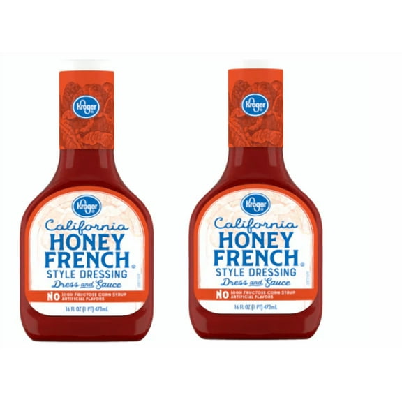 Pack of 2 California Honey French Style Salad Dressing
