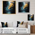 thumbnail image 4 of DESIGN ART Designart "Orange And Blue Reimagined Realities" Modern Geometric Wall Art Prints 16 in. wide x 16 in. high, 4 of 5