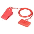 thumbnail image 1 of Unique Bargains Fitness Magnet Key, 46x28mm Shell, 15mm Dia. Magnet, Universal Safety Lock for Treadmill, 1 of 5